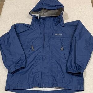 Marmot Kids Blue Hooded Raincoat
